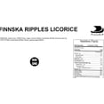 thumbnail image 5 of SweetGourmet Ripples Black Licorice | Finnska Licorice Candy Finnish | 1 Pound, 5 of 5