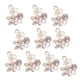 thumbnail image 1 of 10pcs Flor Aleación Flatback Perla Botones Adornos de Scrapbooking Zulema Perla Encantos Colgante DIY, 1 of 8
