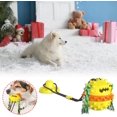 thumbnail image 4 of GFDYREE Dog Toys for Aggressive Chewers Multifunction Suction Cup Teeth Ball Dog Tug of War Toy, Squeaky Rope Puzzle Toys with Teeth Cleaning and Food Dispensing Function, for Small Medium L, 4 of 7