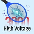 thumbnail image 5 of Electric Fly Swatter 2 Pack - 3000V Electric Grid Bug Zapper Racket with Safety Mesh, Handheld Mosquito & Fly Killer for Indoor & Outdoor Use, AA Batteries Required (Not Included), 5 of 6