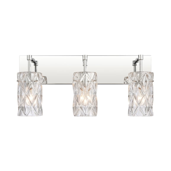 Elk Home 23-Inch Wide Formade Crystal Vanity Light, Polished Chrome