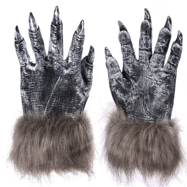 Guantes de Halloween Guantes de garra de lobo Dragón Látex PU Accesorio de disfraz de fiesta Guante Manopla Bruja de terror Disfraces Guantes Mascarada Cosplay Fiesta Festivales Actuación Carnaval Nav