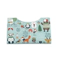 thumbnail image 4 of Lsque Christmas Winter Animals Printed Long Tissue Box Cover Holder, Facial Paper Organizer Dispenser,Triangle with Bottom Belt, PVC Leather Decorative Organizer, 4 of 9