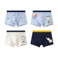 thumbnail image 1 of MIASHUI Boys Boxer Briefs Underwear Cute Cartoon Cotton Underpants 4 Pack,110, 1 of 3