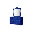 thumbnail image 1 of Acme Furniture 7 Drawers Velvet Dresser with Button Tufted, Blue, 1 of 5