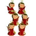 thumbnail image 1 of Alexander Taron 10-1324 Christian Ulbricht Suspension Ornement - Assortiment de 6 Anges Rouges, 1 of 1