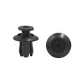 thumbnail image 1 of 20pcs Negro Plástico Remaches Tornillo Auto Coche partes Panel Grapas Clips 9mm Agujero, 1 of 1