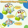 thumbnail image 6 of JoyStone 4 in 1 Turtle Baby Play Gym Activity Mat with 30 Balls, 4 Detachable Sound Toys, Baby Sensory Mat for for Toddler Infant, Newborn Gift for Boys and Girls, Green, 6 of 11