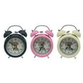 thumbnail image 4 of Reloj despertador Cateissary de Metal con doble campana color rosa, 4 of 6