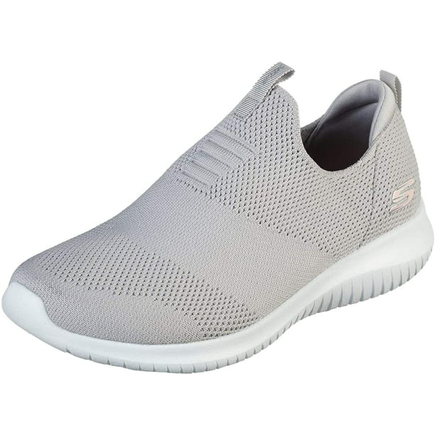 Women's Ultra Flex-First Take Sneaker, Grey, M US - Walmart.com