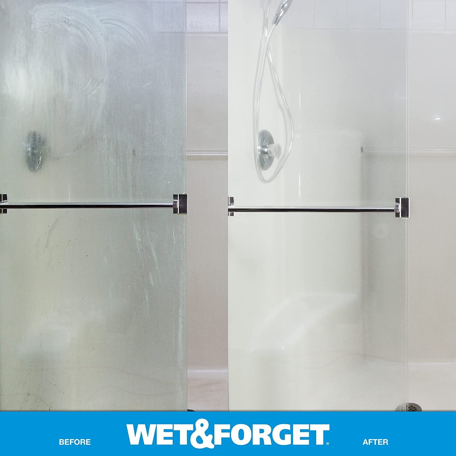 Wet & Forget - - Wet & Forget Shower Cleaner Weekly Application Requires No Scrubbing, Bleach-Free Formula, Ready to Use, Vanilla Scent, 64 Fluid Ounces 2 Pack