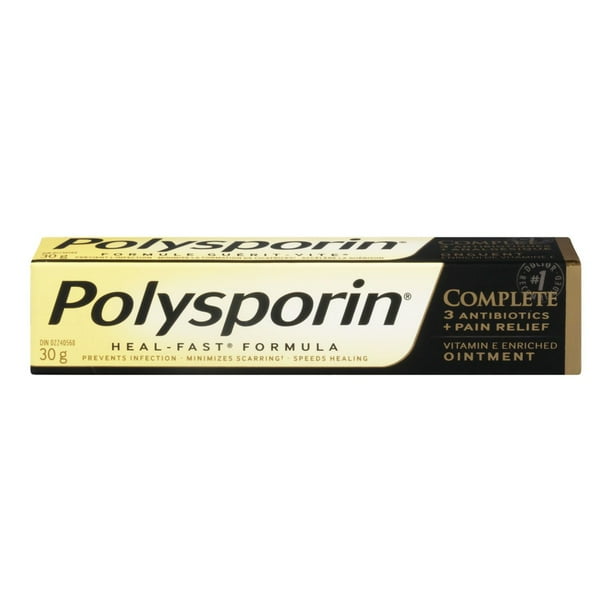 Polysporin Complete Antibiotic Ointment, HealFast Formula 30G Walmart.ca