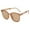 Coffee, variant on Cuekondy Glasses Trendy Sunglasses For Women Man Polarized Foldable Round Chic Retro Sun Glasses