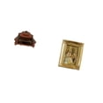 thumbnail image 4 of HILABEE Miniature Resin Sofa Chair Photo Frame Model DIY Accessory Furniture Room Display Holder Poster Glass Front Picture Frame for Desktop Tabletop Wall Bedroom Office Decorations, 4 of 7