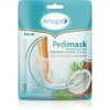 Amope Pedimask Foot Sock Mask, Coconut Oil Essence, Blend Of Moisturizers To Rejuvenate & Soothe Your Feet 3 e (Pack of 3)