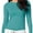 Aquamarine, variant on Adar Underscrubs for Women - Long Sleeve Underscrub Comfort Tee