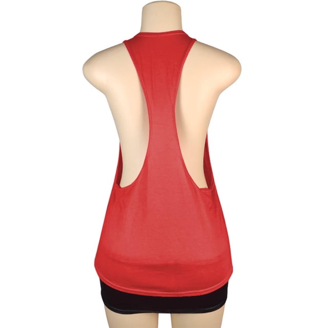 Timegard Womens Tank Top Summer Athletic Sleeveless Racerback Casual Comfy Workout Tee Top Solid Color