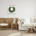 thumbnail image 3 of Stupell Industries Country Wreath with Plaid Botanical & Floral Painting White Framed Art Print Wall Art, 24 x 24, 3 of 9