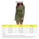 thumbnail image 5 of Vestido ajustado con cuello redondo, vestido de manga larga, vestido ajustado, vestido ajustado con cintura alta, elegante y moderno, 5 of 6