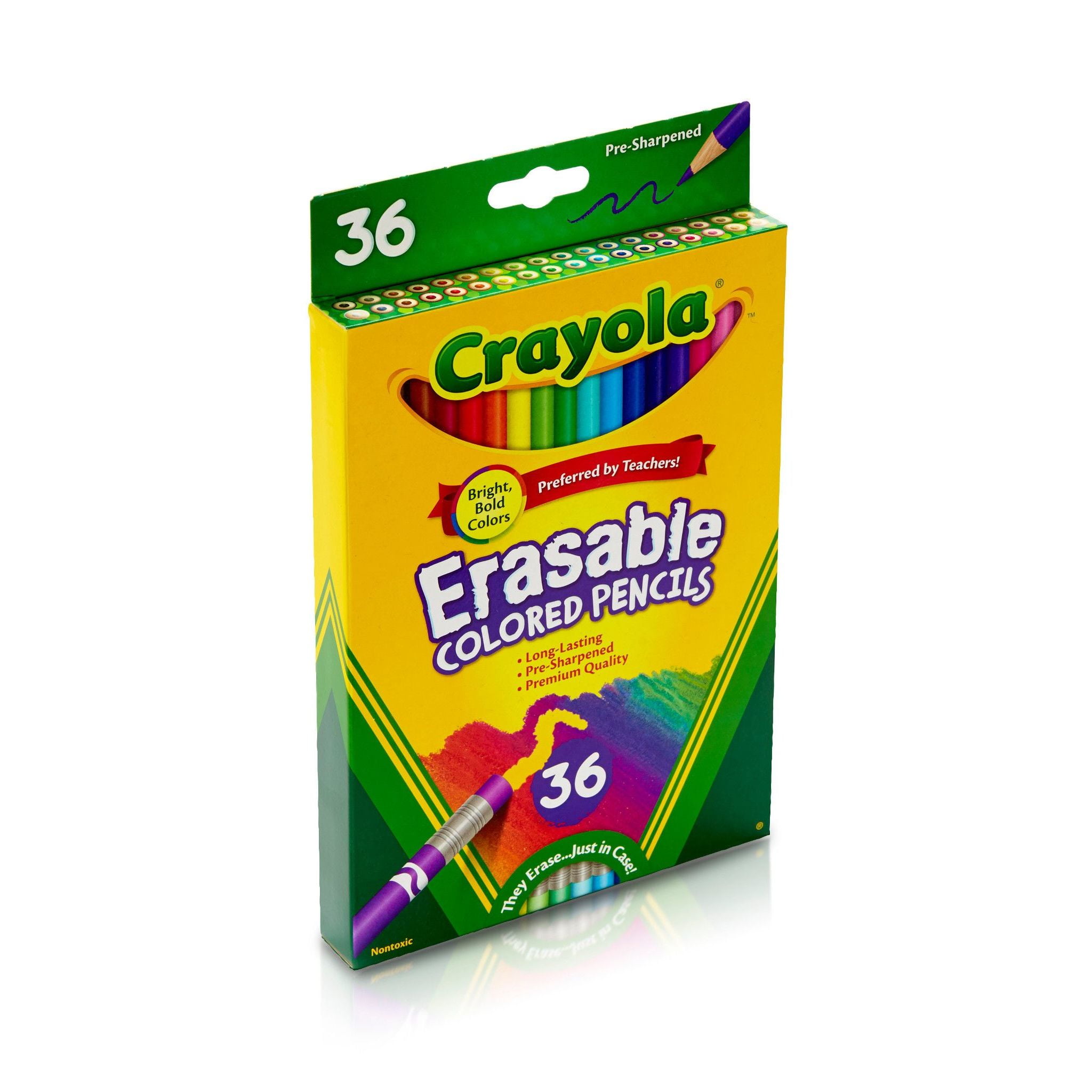 Crayola Dual-Ended Colored Pencils For Shading, 36 Count With Sharpener 