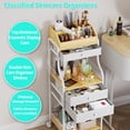 thumbnail image 3 of Organizador de maquillaje HaPirm Floor Skincare Storage con cajones, 3 of 9