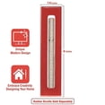 thumbnail image 4 of A&S Mezuzot Clear Mezuzah Case in Acrylic-Lucite Design Waterproof Judiaca Gifts Modern Home Prosperity Decor (Red, 6 Inches), 4 of 6