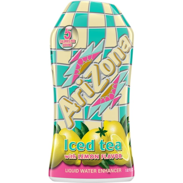 AriZona Lemon Iced Tea Liquid Drink Mix, 1.62 fl. oz. Bottle Walmart