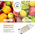 thumbnail image 5 of G9 LED Light Bulb, 6Watt, 600 lumens, 60W Equivalent (3000K), CRI80, Dimmable, CETL (4-Pack), 5 of 8