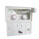 thumbnail image 2 of 2 JUEGOS de DUCHA con BLOQUEO de MANO Exterior Exterior Exterior Exterior Blanco 97023-a Sunnimix Montaje de ducha exterior, 2 of 8