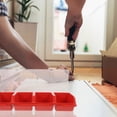 thumbnail image 4 of unbranded 2Pcs Storage Box With Lid Screws And Nails Organizer PP Blue For Workshop Garage, 4 of 6