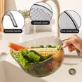 thumbnail image 3 of 2-In-1 Rice Strainer,Large Rice Washer Beans Washer Strainers And Colanders - Washing Bowl for Fruit Washing Bowl With Strainer,Rice Washing Bowl Multifunctional Drain Basket (Gray), 3 of 7