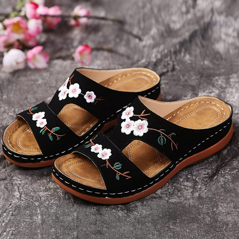Cute House Slippers for Women Comfy Anti Slip Womens Flip Flops