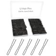 thumbnail image 1 of 330 Horquillas para el cabello en forma de U para moños YINGFENG Horquillas para moños de 2,4 pulgadas Horquillas negras para mujeres y niñas con caja de almacenamiento Accesorios para el cabello para, 1 of 5