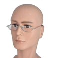 thumbnail image 3 of Reading Glasses Metal Spring Hinges Half Moon Semi Rimless Readers 1.0~ 4.0, 3 of 5