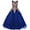 Royal Blue, variant on Girls Formal Long Pageant Dresses Prom Ball Gown Gold Lace Burgundy Tulle