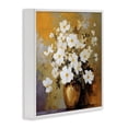 thumbnail image 2 of Stupell Industries Golden Vase with Daisies White Framed Giclee Art design by LSR Creative Studio, 12 x 12, 2 of 7