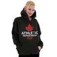 thumbnail image 4 of Canada Pride Distressed Maple Leaf Unisex Plus Fleece Graphic Hoodie Brisco Brands 3X, 4 of 5
