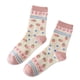 thumbnail image 4 of Style 4 Calcetines de algodón de estilo japonés para mujeres y niñas, calcetines Harajuku Kawaii rosa con estampado de fresa a rayas de leopardo, medias para estudiantes, 4 of 5