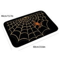 thumbnail image 2 of Spider Web Dark Coir Doormat - Non-Slip Welcome Door Mat Halloween Decor Mat 17x29 inch Indoor Mat (Ghost, 16"x24"), 2 of 6