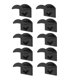 thumbnail image 2 of 12 pack baseball cap hooks multi-function punch-free hooks Hat Hooks wall double-sided sticky hat hooks, 2 of 4