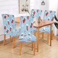 thumbnail image 6 of Chair Cover 2 Pack Removable Dining Chair Protectors Washable Chair Slipcovers Seat for Home Wedding Decor Candy Canes and Christmas Stockings, 6 of 6