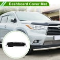 thumbnail image 2 of Cubierta del Tablero para Toyota Highlander 2020-2025 con alfombrilla de tablero HUD, cuero sintético negro, 2 of 7