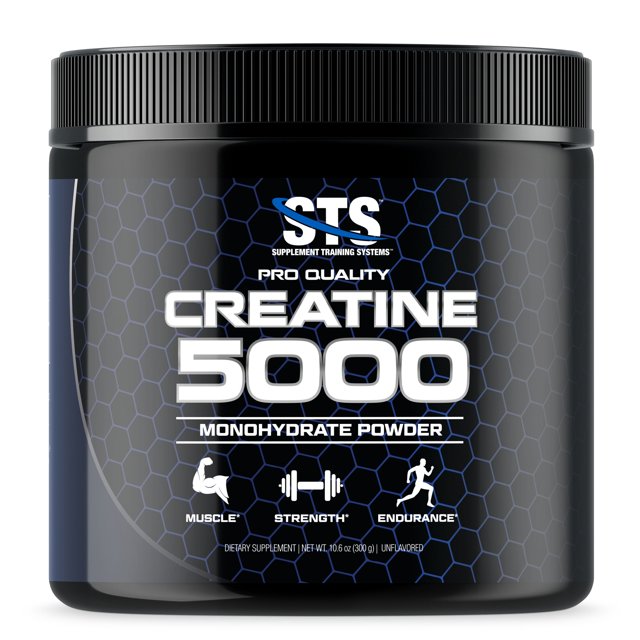 STS Creatine 300 Grams 100 Pure Raw Creatine Monohydrate Powder