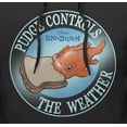 thumbnail image 2 of Men's Lilo & Stitch Pudge Controls the Weather  Pull Over Hoodie Black 2X Large, 2 of 4