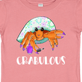 thumbnail image 4 of Inktastic Crabulous Cute Hermit Crab with Purple Nail Polish Boys or Girls Baby T-Shirt, 4 of 5