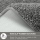 thumbnail image 4 of Alfombras de baño B BENRON extrasuaves y absorbentes, color gris, 4 of 7