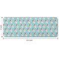 thumbnail image 7 of Light Blue Christmas Santa Pattern Kitchen Rug Mat,Kitchen Runner Rugs Non Skid Washable,Decorative Kitchen Floor Mats for Kitchen,Sink,Laundry,17"x47.2", 7 of 7