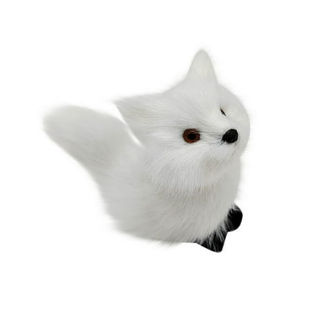 

Plush Imitation Animals Small Foxes Pendants Ornaments Toys Handicrafts Festival Supplies