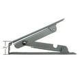thumbnail image 4 of S Parker Sp179412 12 In. Folding Shelf Bracket - Gray, 4 of 4