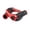 Red, variant on Lume Wear Ergonomic Bike Handlebar End Grips a Set of 2 Lock on Rubber Handle Grips for Mountain and Road Bicycles. A Non Bicycle Hand Grip with Shock Absorbing Memory Foam for MTB